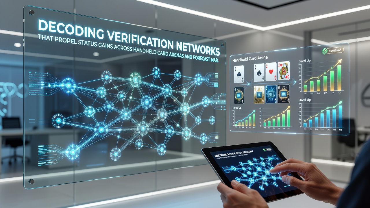 Status tier progression charts overlaid on sports forecast market dashboards with verification status markers