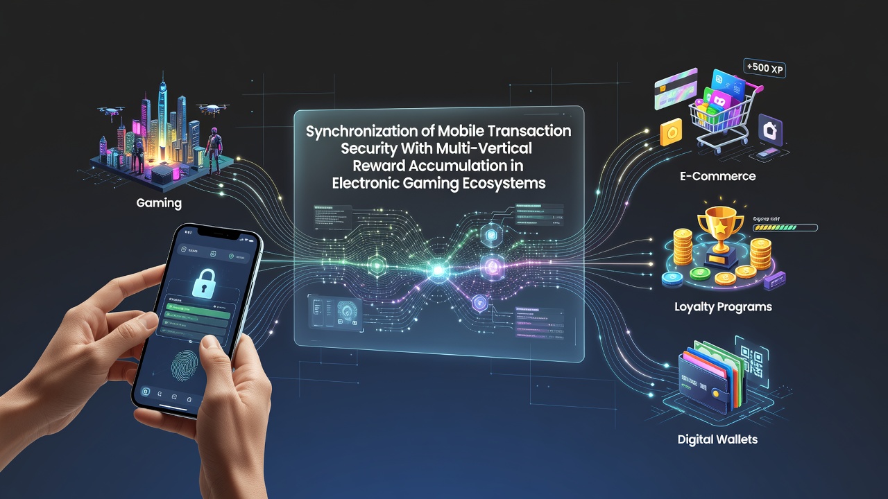 Mobile transaction security interfaces displaying encrypted reward accumulation across gaming platforms