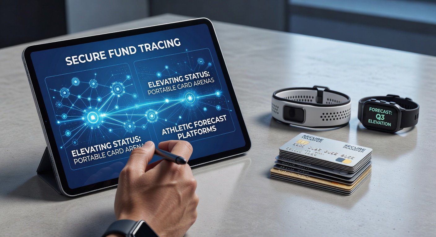 Secure fund transfer pathways visualized across mobile card and sports forecasting interfaces