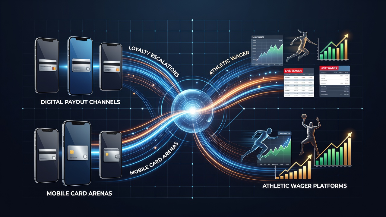 Digital payout systems connecting mobile card games with loyalty program advancements